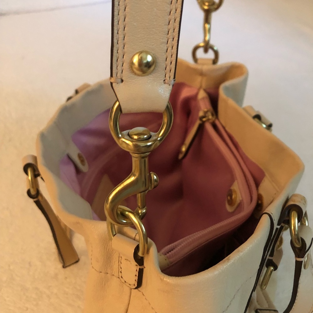 coach ivory satchel / vintage authentic - Picture 11 of 11